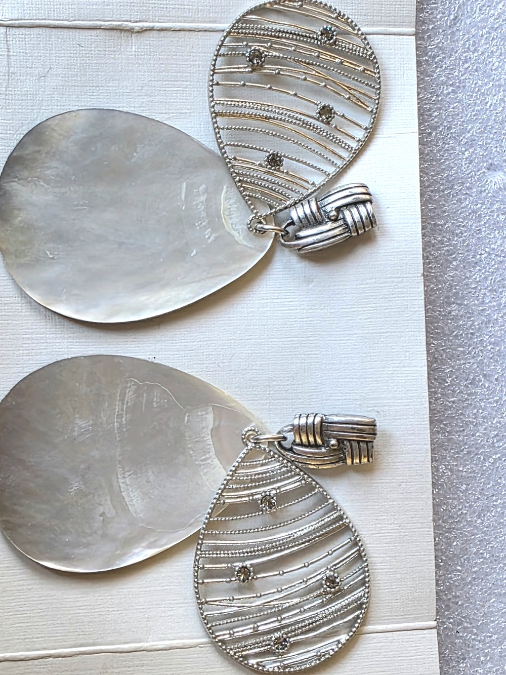 These are John Michael Richardson Handcrafted Post Pierced Dangle Earrings - Picture 10 of 14